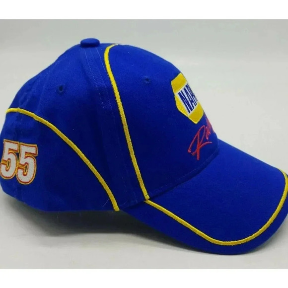NAPA Racing #55 Michael Waltrip Nascar Toyota Baseball Cap Hat Lightening MWR - Picture 2 of 7